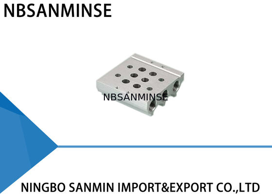 ISO Pneumatic Solenoid Valve Manifold Assembly untuk Airtac Festo Parker CKD SMC Valve Combination Base