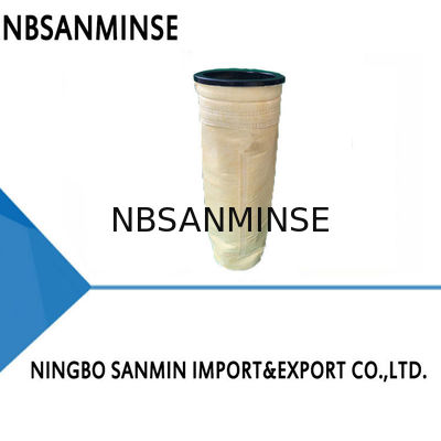Suhu Normal Jarum Merasa Kantong Debu 700g/M2 Oilproof Filter Udara Tahan Debu Baghouse filter tas