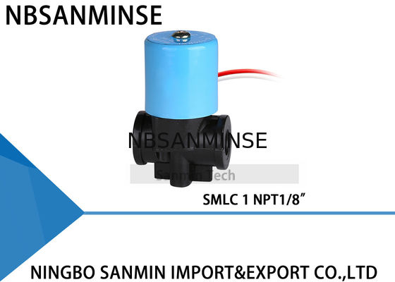 Plastik Kuningan Solenoid Valve Biasanya Tertutup 2 Way Plastik Valve Tubuh 30cm Panjang Timbal
