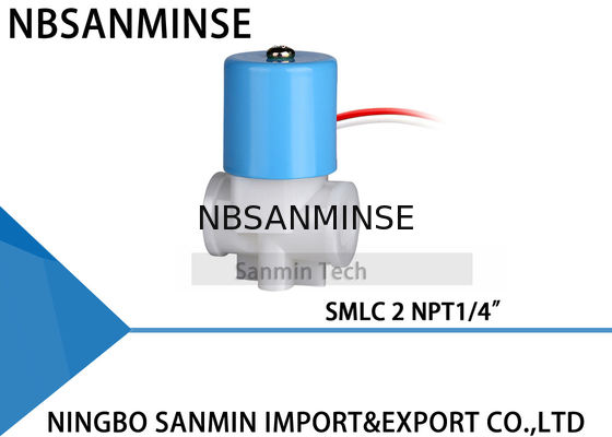 Plastik Kuningan Solenoid Valve Biasanya Tertutup 2 Way Plastik Valve Tubuh 30cm Panjang Timbal