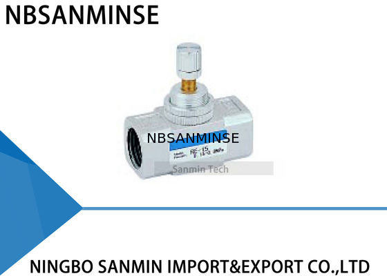 RE Flow Kapasitas Kontrol Katup G Thread Pneumatic Air Normal Temperature Tipe Standar