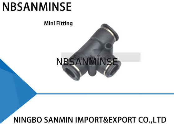 PE - C Kompak One Touch Fitting Mini Pneumatic Air Fittings, Push To Connect Fittings