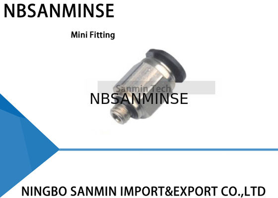 PC - C Kompak One Touch Fitting Mini Fiting Push Pneumatic Di Udara Pneumatic Male Lurus Sanmin