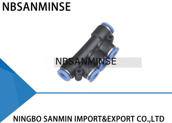 One Touch Plastik Tabung 5 Way Pneumatic Air Fitting Selang Cepat Konektor PK Lima Pipa Sanmin Bersama