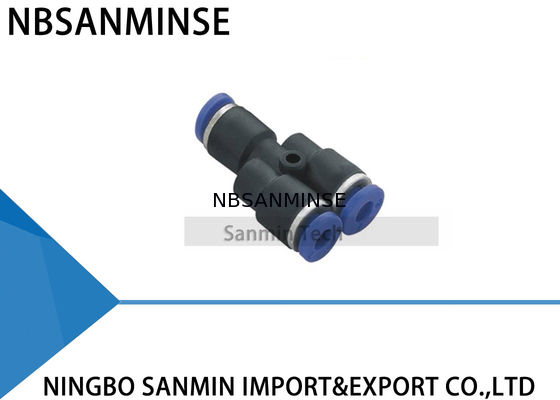 PY Air Compressor Pneumatic Union Y Fitting Cepat Menghubungkan PU Tabung Aksesoris Push In Fitting Sanmin