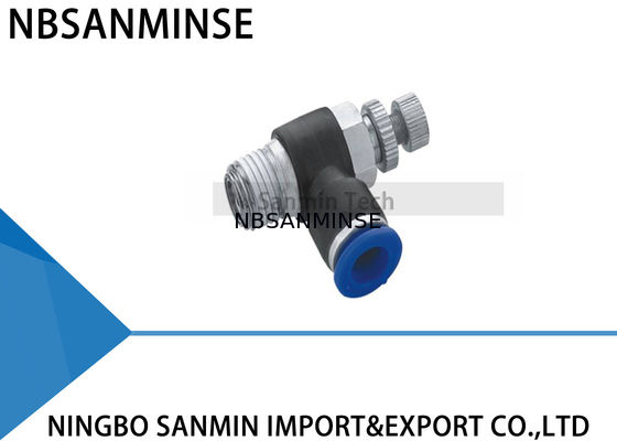 JSC Pneumatic Elbow Tube Selang Komponen Pas Pipa Udara Konektor Cepat Sanmin