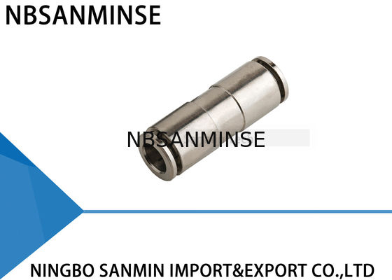 MPUC Air Menghubungkan Kuningan Union Lurus Logam Pneumatic Air Fittings / Pneumatic Hose Fittings