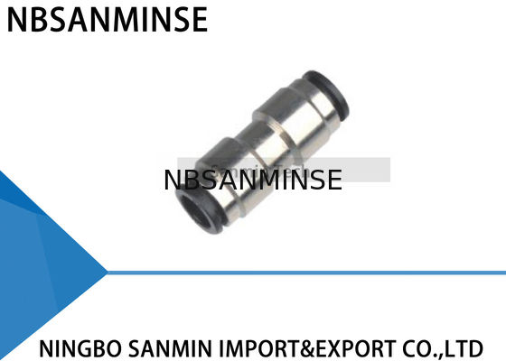 PUP Pneumatic Air Fittings Dengan Lengan Plastik Push - In Fitting Union Straight