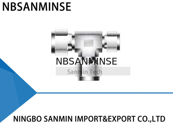 RUBT Union Tee Stainless Steel SS316L Pipa Pas Pneumatic Air Fitting Sanmin Berkualitas Tinggi