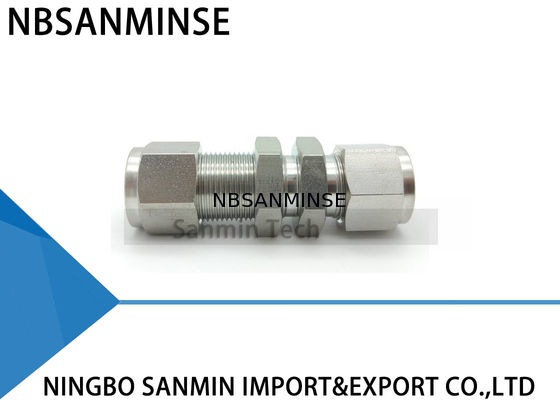 BU Sekat Stainless Steel SS316L Pneumatic Fitting Plumbing Fitting Sanmin Berkualitas Tinggi