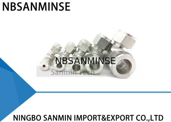 UT Union Tee Stainless Steel SS316L Pneumatic Tube Fitting Pipa Pas Sanmin Berkualitas Tinggi