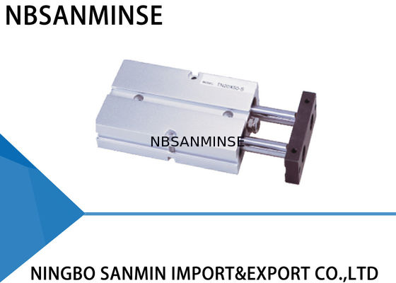 TN Series Twin Rod Pneumatic Cylinder Double Acting Air Tac Tipe Serupa