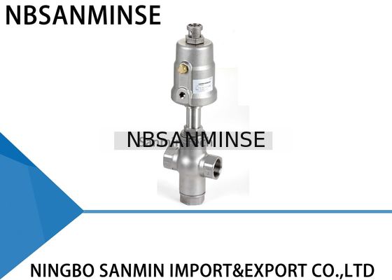 JDF1100 / JDF1200 Pneumatic Angle Seat Valve 3 Way Angle Valve Mesin Makanan Bertindak Ganda
