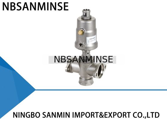 Dioperasikan Pneumatik 3-Way Angle Seat Valve Manifold Valve Tipe JDF1300