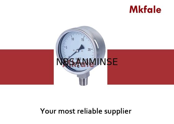 2 Pengukur Tekanan Cair Stainless Steel 4 4 Inch, Pengukur Tekanan Air Digital Jenis Kering