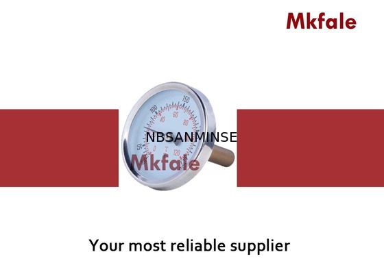 SMKP Baja Khrom Bimetal Thermometer Elemen Suhu Kelas 2.5 Akurasi