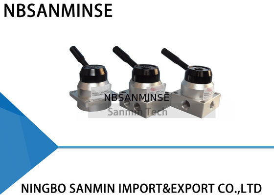 G 1/4 Thread Manual Pneumatic Solenoid Valve NBSANMINSE K34R6 Tangan Switching Valve