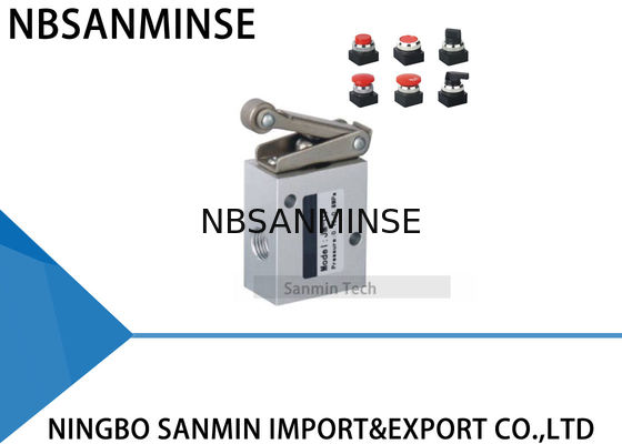 1/4 Mechanical Valve Pneumatic Stop Type Mekanik Shutoff Throttle Valve Dua Posisi Tiga Arah