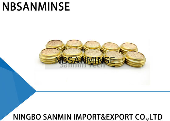 Air Muffler Tembaga Sinter Muffler Filte Fitting Udara Pneumatik Tipe NBSANMINSE SP