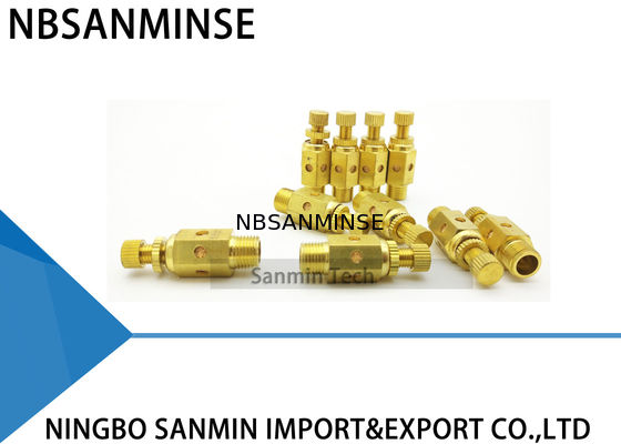 NBSANMINSE C Type Pneumatic Air Fittings Muffler Throttle Valve Pneumatic Kuningan Peredam