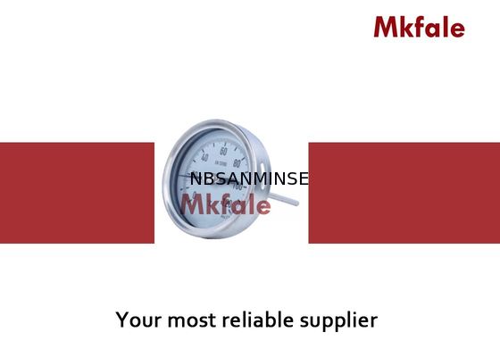 Alat Ukur Tekanan Bimetal Thermometer Cair Tekanan Tinggi Untuk Instrumen Pengukuran Teknik