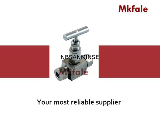 Katup Jarum Tekanan Tinggi Stainless Steel Valve 3000PSI 6000PSI Perempuan Thread SS316