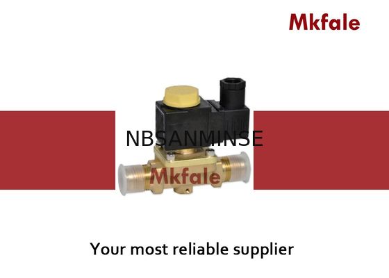 Air Kinerja Tinggi Kuningan Solenoid Valve Untuk Refrigeration Compressor Group Etc