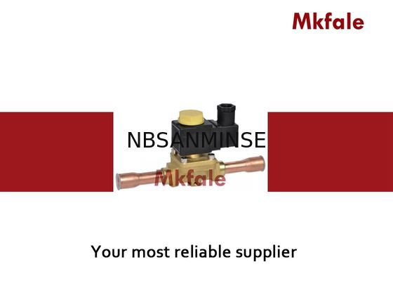 Air Kinerja Tinggi Kuningan Solenoid Valve Untuk Refrigeration Compressor Group Etc