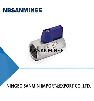 Katup Kontrol Solenoid Pneumatik Bola Mini 1/4 inci F/F PN64