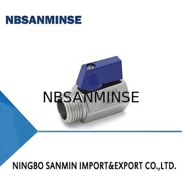 Katup Solenoid yang Dioperasikan Pneumatik Mini Ball 1/8 inci M/F
