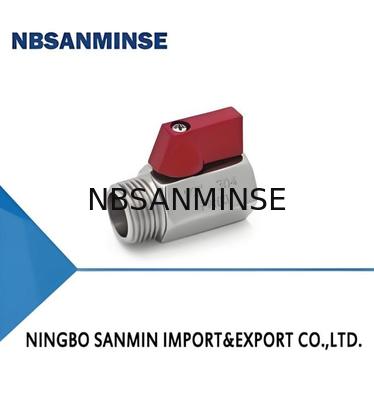 Katup Solenoid yang Dioperasikan Pneumatik Mini Ball 1/8 inci M/F
