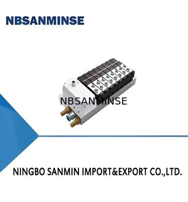 Koneksi steker multi-pin + blok manifold Grup katup