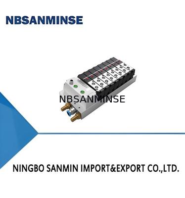 Koneksi steker multi-pin + blok manifold Grup katup