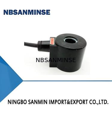 16431 Jenis Timbal Solenoid Valve Coil DC 18 Watt Normal Daya Warna Hitam