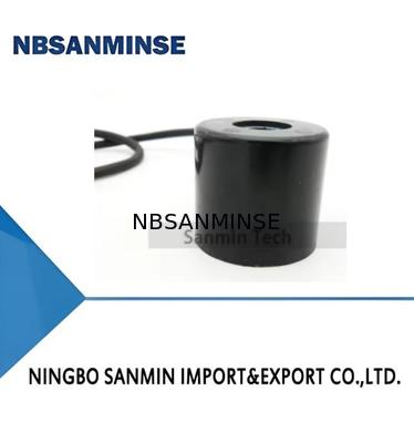 16431 Jenis Timbal Solenoid Valve Coil DC 18 Watt Normal Daya Warna Hitam