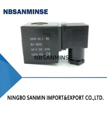 0545 Sanmin Hidrolik Solenoid Valve Coil Rendah Karbon Ramah Lingkungan