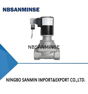 304 Stainless Steel Chemical Solenoid Valve dengan tegangan DC12V-AC380V dan suhu kerja 5-50°C