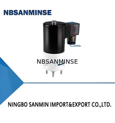 Katup Solenoid PTFE dengan Suhu Lingkungan Maks.+60℃, Suhu Medium 5℃～150℃, dan Sambungan M8×1 G1/8 M6 1/4UNF-28