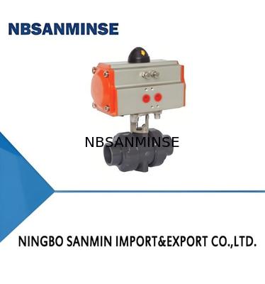 UPVC/CPVC/PPH katup bola listrik dan pneumatik untuk tekanan menengah 1,2MPa dan tekanan rendah 0,035MPa ~ 0,35MPa Aplikasi