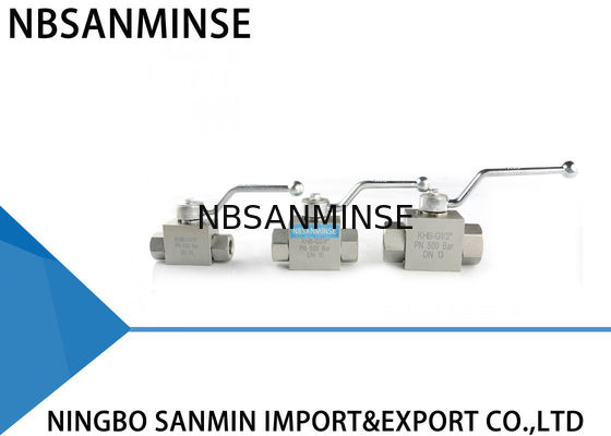 Hidrolik Ball Valve Tekanan Tinggi KHB 1/8 1/4 3/8 1/2 Baja Karbon NPT G Manual Valve Engineer Industry On Off valve