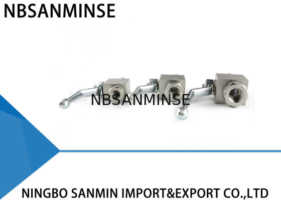 Hidrolik Ball Valve Tekanan Tinggi KHB 1/8 1/4 3/8 1/2 Baja Karbon NPT G Manual Valve Engineer Industry On Off valve