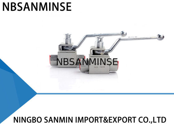 31.5MPa Tekanan Hidrolik Ball Valve KHB-L Baja Karbon Dikunci Ball Valve