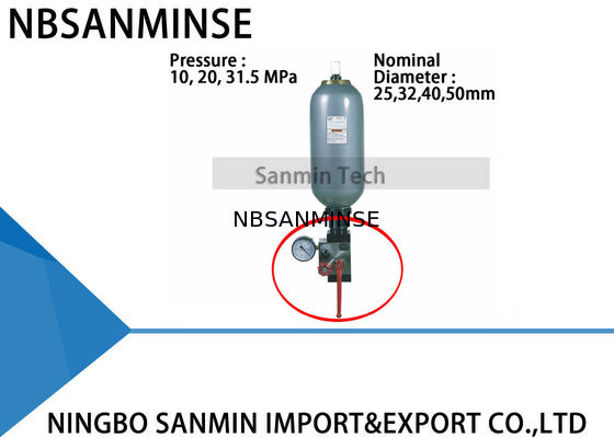 Carbon Steel Hydraulic Accumulator Acting Overflow Valve Langsung Menyerap Getaran