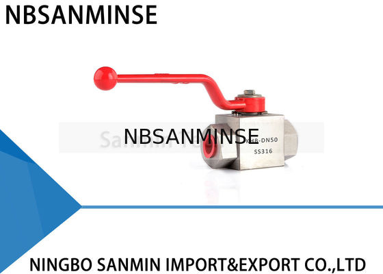 Stainless Steel Tekanan Tinggi Ball Valve Hidrolik KHB-G1 / 8 1/4 3/8 1/2 Desain Anti korosi SS304 SS316