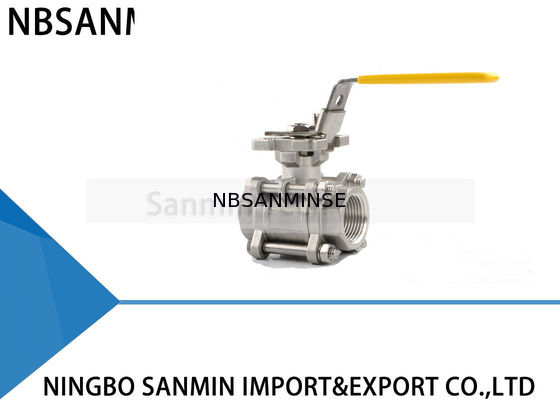 CF8M 1 inch Hidrolik Katup Bola Tekanan Tinggi 1000psi WOG Stainless Steel SS316 Minyak Pipa Air Aplikasi Garis