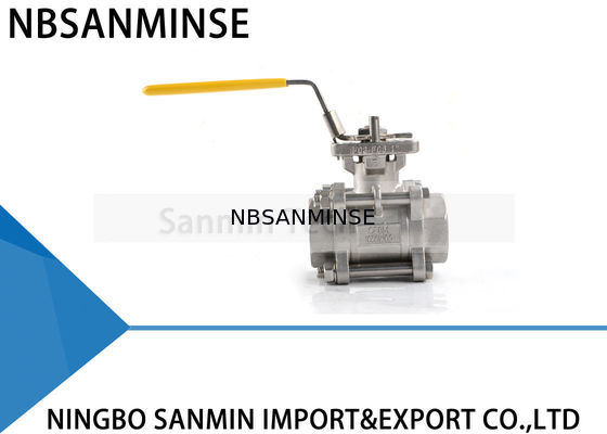 CF8M 1 inch Hidrolik Katup Bola Tekanan Tinggi 1000psi WOG Stainless Steel SS316 Minyak Pipa Air Aplikasi Garis