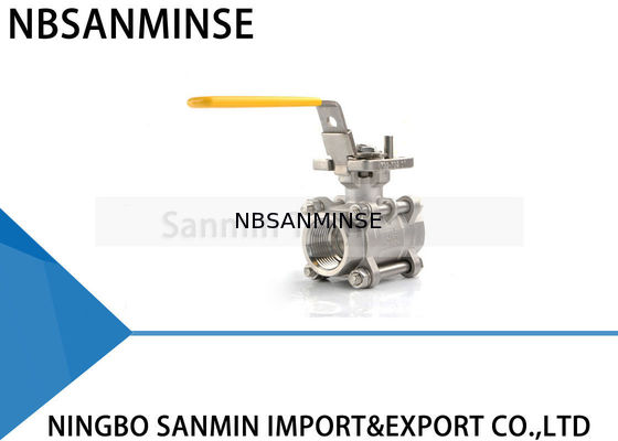 CF8M 1 inch Hidrolik Katup Bola Tekanan Tinggi 1000psi WOG Stainless Steel SS316 Minyak Pipa Air Aplikasi Garis