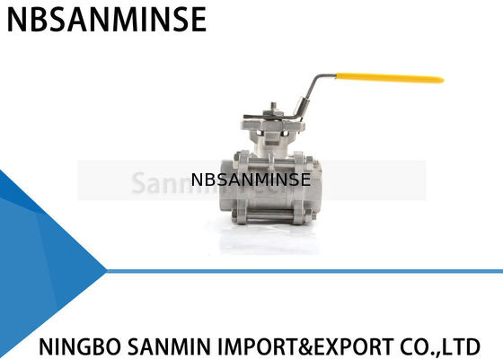 CF8M 1 inch Hidrolik Katup Bola Tekanan Tinggi 1000psi WOG Stainless Steel SS316 Minyak Pipa Air Aplikasi Garis