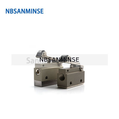 Nbsanminse V2-M5 V2-1/8 2/2 Way Air Mechnical Control Valve Pneumatic Two Way Roller Valve Automation Line