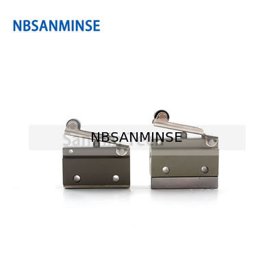 Nbsanminse V2-M5 V2-1/8 2/2 Way Air Mechnical Control Valve Pneumatic Two Way Roller Valve Automation Line